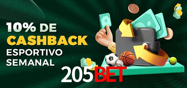 10% de bônus de cashback na 205bet
